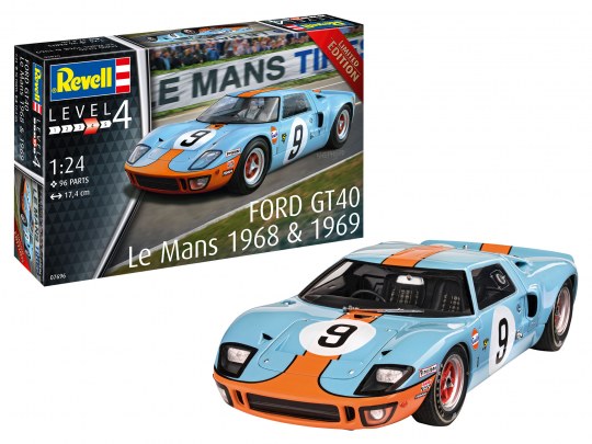 Revell 1/24 Ford GT 40 Le Mans 1968 Limited Edition 07696