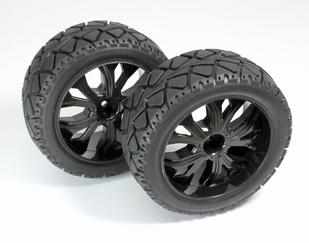 Absima 1:10 Buggy Tires on-road front black (2)