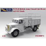 GECKO MODELS 1/35 WWII BRITISH Army Closed Cab 30-cwt 4x2 GS Truck 35GM0072