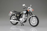 Aoshima 1/12 YAMAHA SR400 & 500 GLITTERING BLACK DIECAST 10585