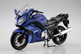 Aoshima 1/12 YAMAHA FJR1300A MAD DARK PURPLISH BLUE METALLIC DIECAST 10679