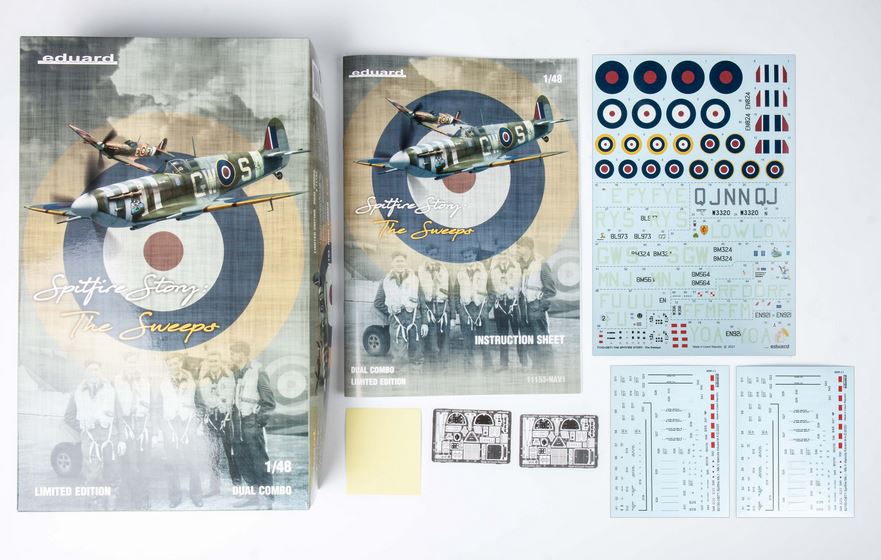 Eduard 1/48 SPITFIRE STORY The Sweeps DUAL COMBO 11153