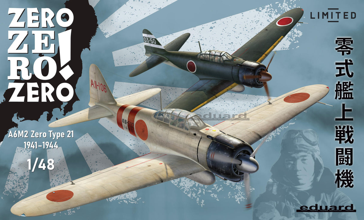 Eduard 1/48 Zero! Zero! Zero! Dual Combo A6M2 Zero Type 21 11158
