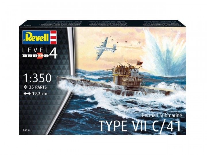 Revell German Submarine Type VIIC/41 1:350