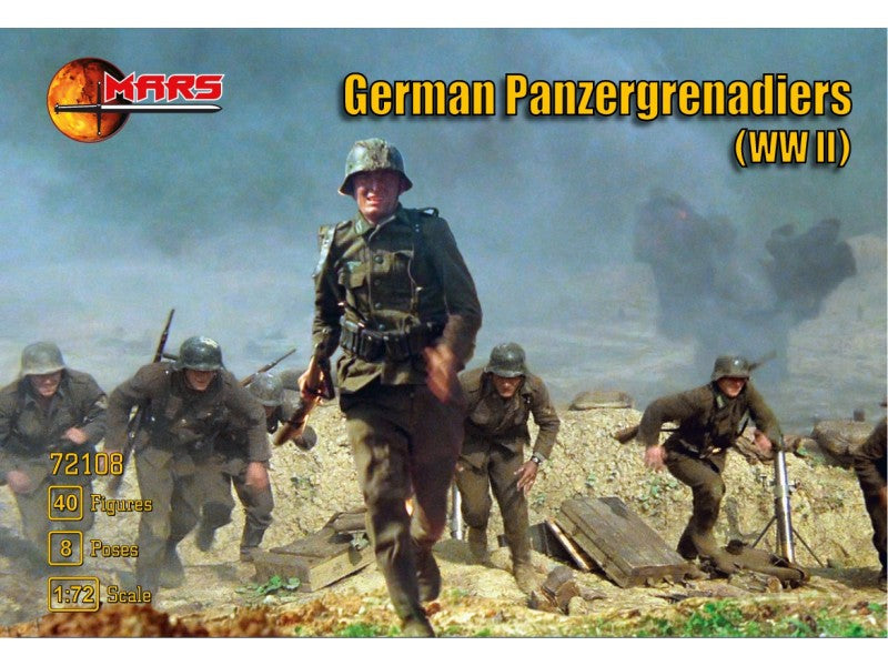 MARS German Panzergrenadiers (WWII) 1/72 Figures
