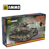 Plastic Kit Ammo by Mig Jimenez 1/16 Panzer I Ausf. A Breda Spanish Civil War light tank kit