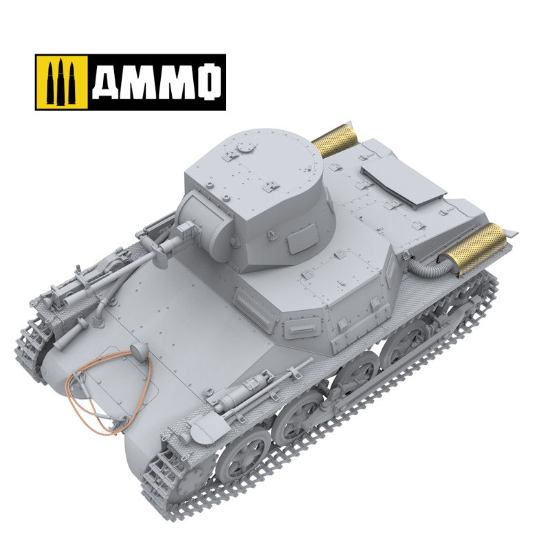 Plastic Kit Ammo by Mig Jimenez 1/16 Panzer I Ausf. A Breda Spanish Civil War light tank kit