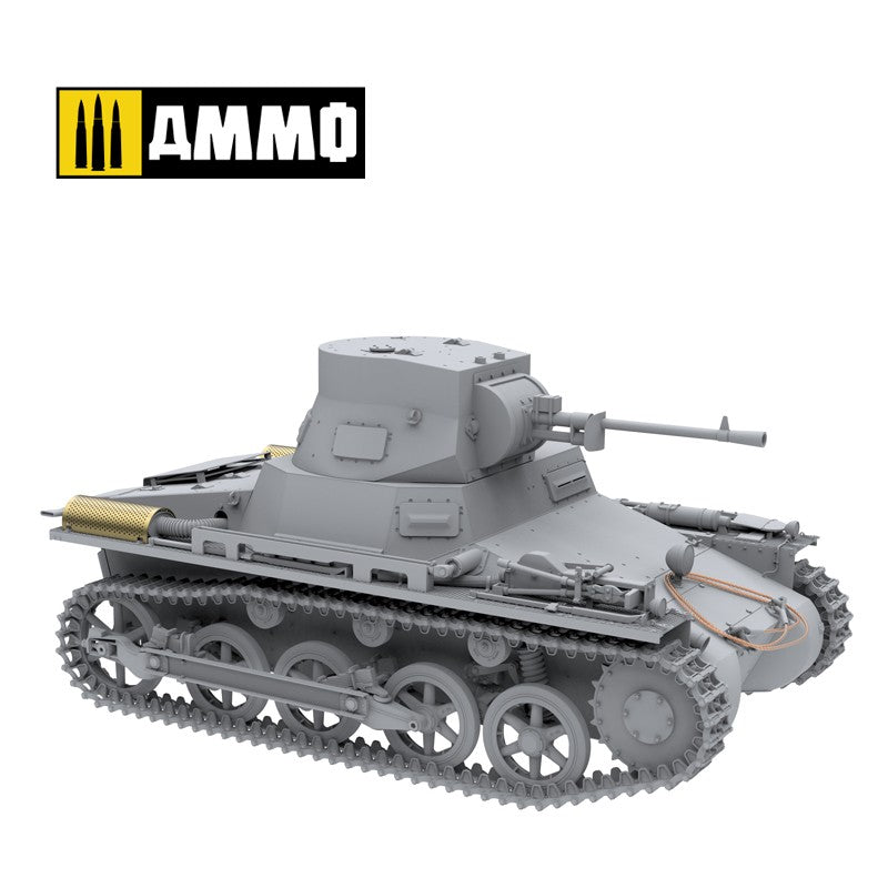 Plastic Kit Ammo by Mig Jimenez 1/16 Panzer I Ausf. A Breda Spanish Civil War light tank kit