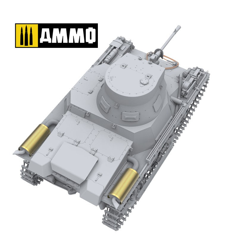 Plastic Kit Ammo by Mig Jimenez 1/16 Panzer I Ausf. A Breda Spanish Civil War light tank kit