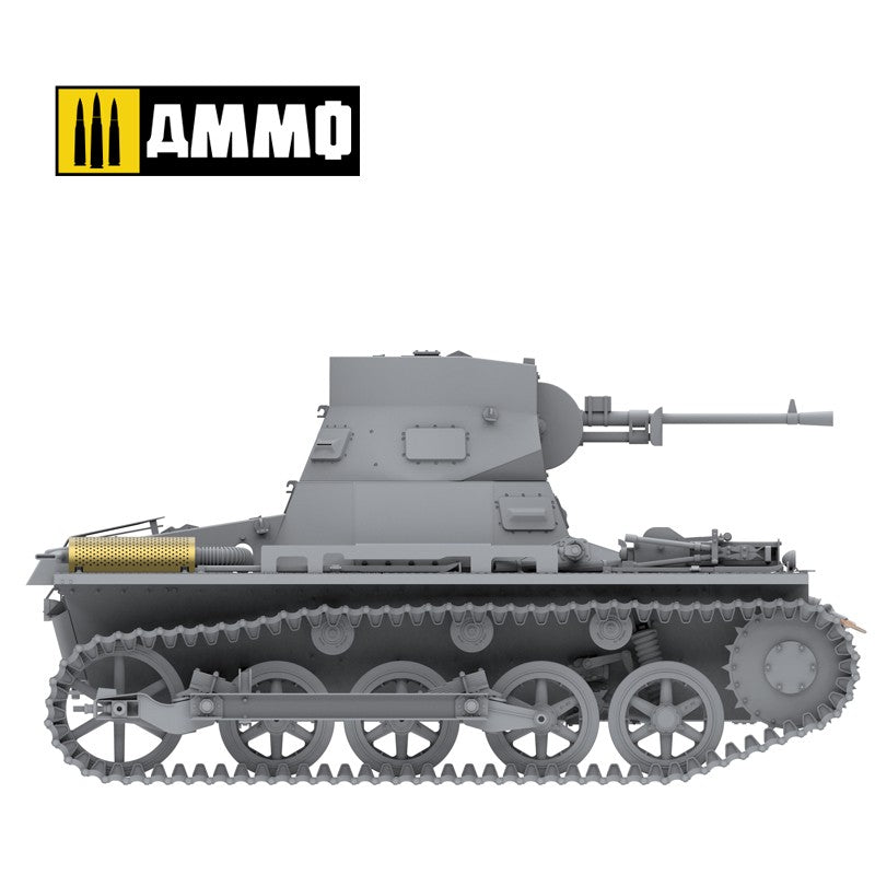 Plastic Kit Ammo by Mig Jimenez 1/16 Panzer I Ausf. A Breda Spanish Civil War light tank kit