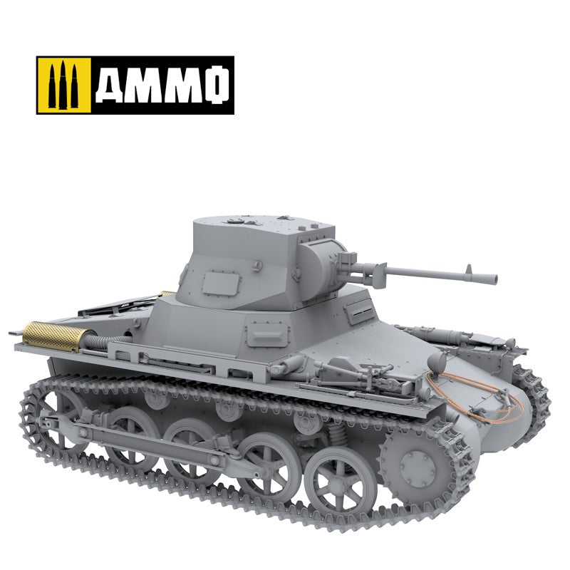 Plastic Kit Ammo by Mig Jimenez 1/16 Panzer I Ausf. A Breda Spanish Civil War light tank kit