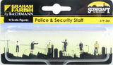 Scenecraft 379-301 Police and Security Staff - N Gauge