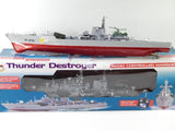 JP Atomic Thunder Destroyer RTR Boat - NON WORKING - NO TX - DISPLAY ONLY