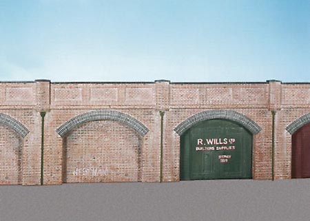 Wills SS52 Brick Retaining Arches (4)