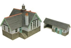 Metcalfe PO253 Village School - 00 Gauge