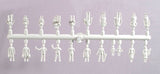 Modelscene 5200 Unpainted Passengers / Staff - 00 Gauge