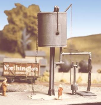 Ratio 230 Round Water Tower - N Gauge Plastic Kit