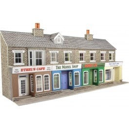 Metcalfe PO273 00/H0 Low Relief Stone Shop Fronts