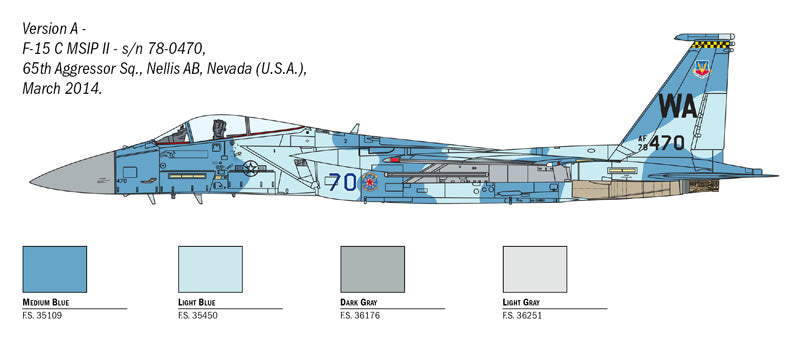 Italeri 1/72 Italeri F-15C Eagle Aggressor 1415