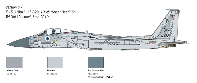 Italeri 1/72 Italeri F-15C Eagle Aggressor 1415