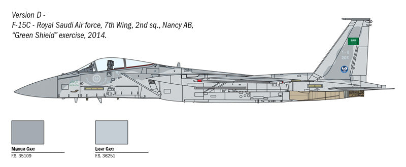 Italeri 1/72 Italeri F-15C Eagle Aggressor 1415