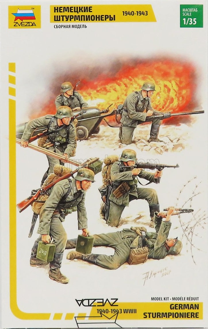 Zvezda 1/35 German Sturmpioniere 1940-1943 3613