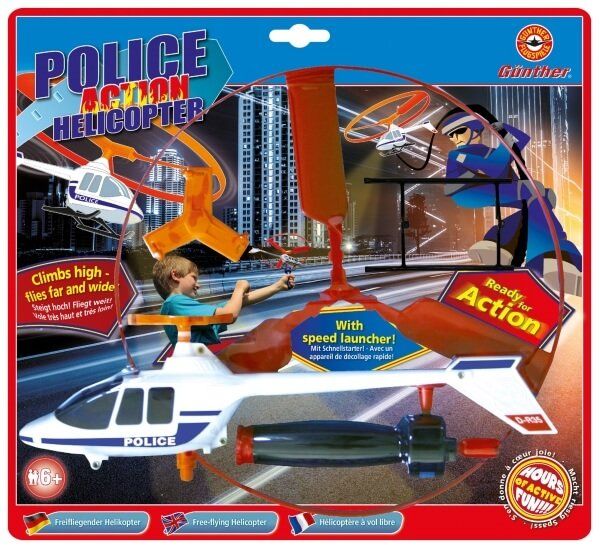 Gunther Police Action Free Flight Helicopter