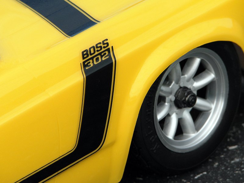1970 FORD MUSTANG BOSS 302 BODYSHELL (200mm)