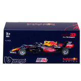 Burago 1/43 Die Cast Red Bull Racing RB16B (2021) (With Helmet)  (Max Verstappen)