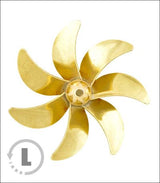 Raboesch 7 Blade Low Vibration Propeller 45mm Type Brass Propellers M4 - Left