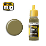 Ammo Mig Jimenez Acrylic 17ml Paint Khaki Brown FS33105