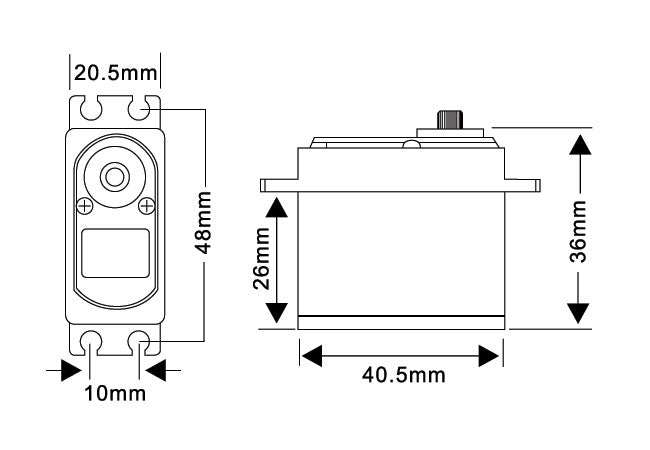 MG7232HV 31.5Kg.cm/0.09s High Voltage Servo