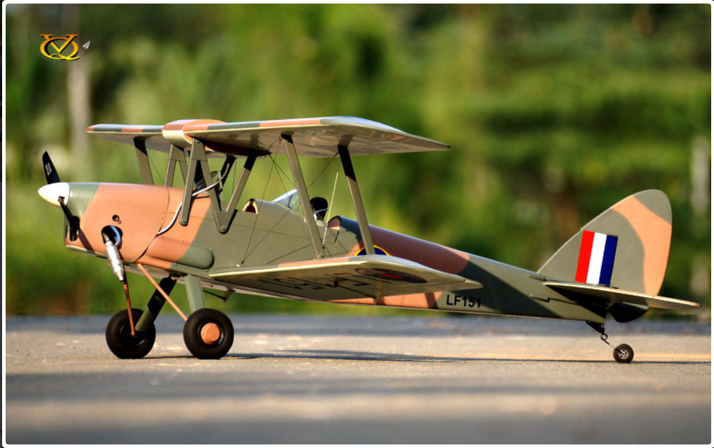 VQ Tiger Moth DH-82 55 Inch (EP/GP) ARF