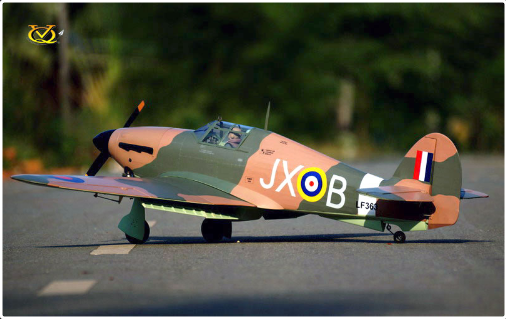 VQ Hawker Hurricane 63 Inch ARF (EP/GP)