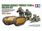 Tamiya 1/35 German Assault Pioneer Team with Goliath Set