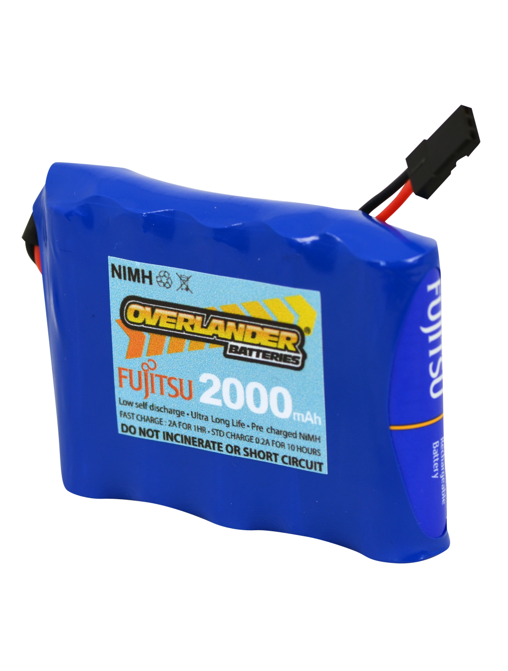 Fujitsu Blue AA 2000mAh 6V Flat NiMH Battery