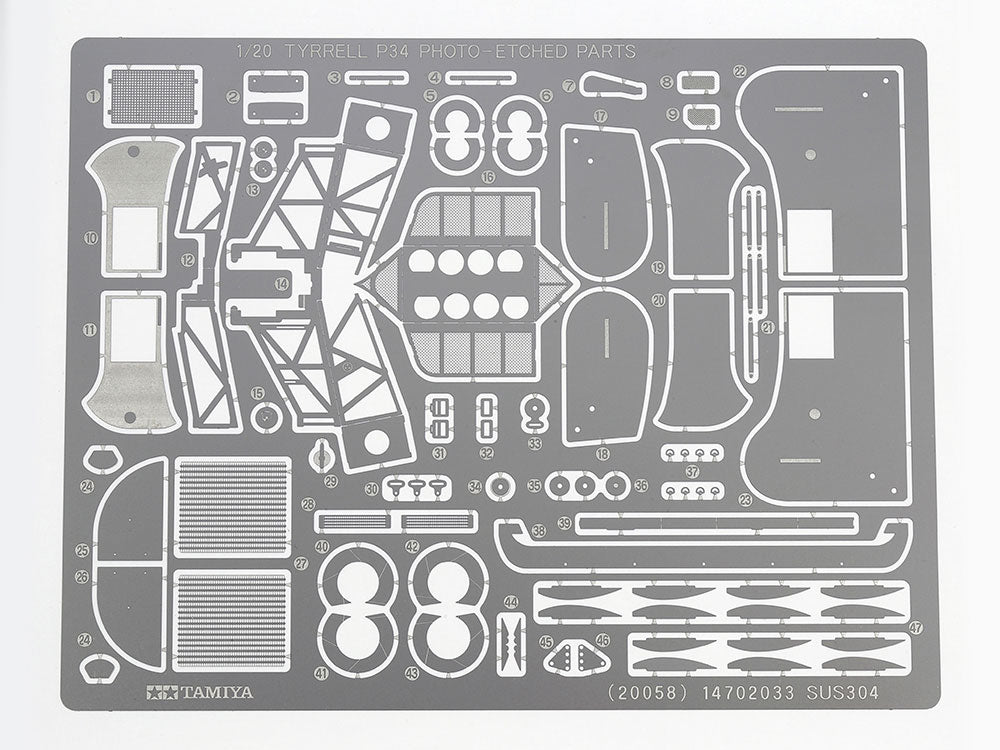 Tamiya 1/20 Tyrrell P34 Six Wheeler 1976 Japan GP (w/Photo-Etched Parts) 20058