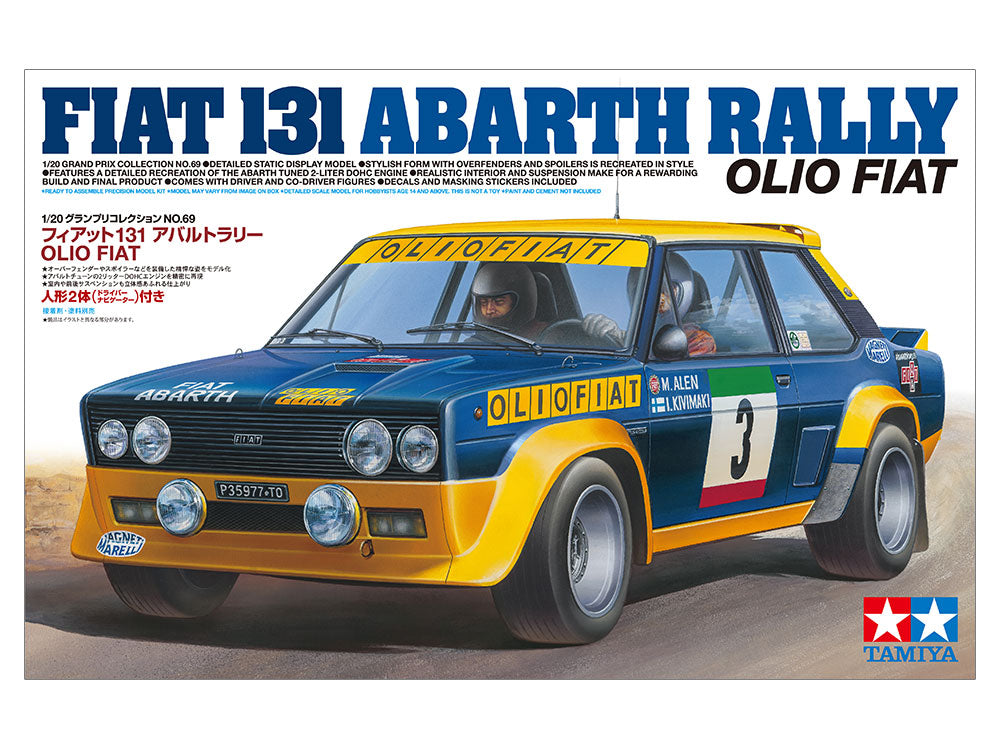 Tamiya 1/20 Fiat 131 Abarth Rally Olio Fiat 20069