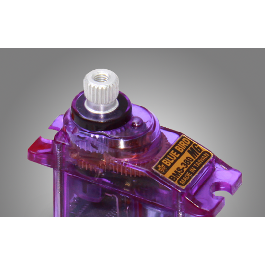 Blue Bird BMS-380 Purple Captain Micro Servo 13g Plastic Gear