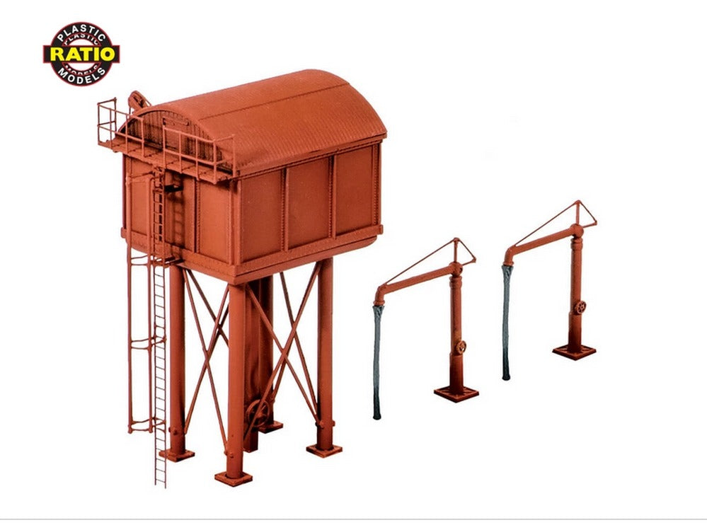 Ratio 215 Water Tower Square - N Gauge Plastic Kit