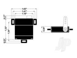 Hitec HS125MG Slim Wing Servo