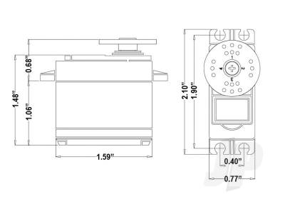 Hitec (HS645MG) Metal Geared Servo