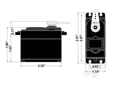 Hitec (HS755HB) 1/4 Scale Servo