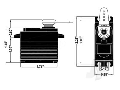 HS-M7990TH Mega Torque Servo