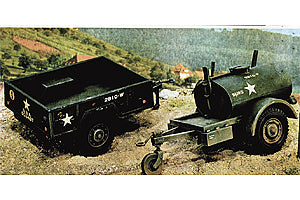 Italeri 1/35 250 GAL.S TANK TRAILER - M101 CARGO TRAILER 229