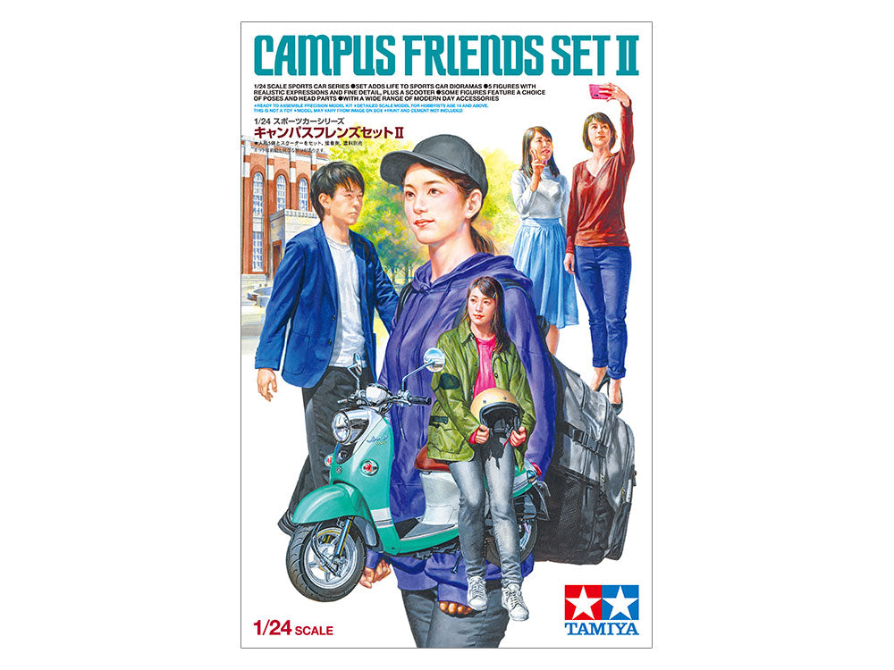 Tamiya 1/24 Campus Friends Set II 24356