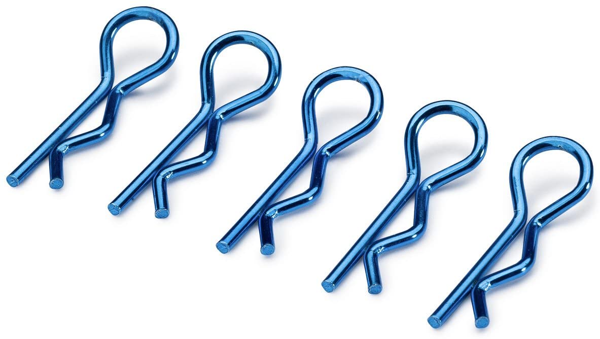 Body Clips large/blue (10)