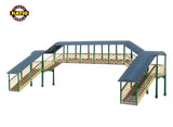 Ratio 248 Modular Covered Station Footbridge - N Gauge