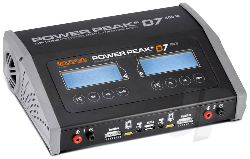 Power Peak D7 400W Dual Charger AC/DC EQ-BID