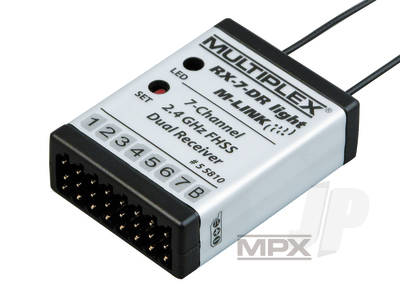 Multiplex RX-7 DR Light M-Link 2.4Ghz 55810